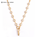 Gold Plated Metal Chain Crossbody Phone Strap