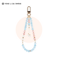 Quartz Cat's-Eye Beaded Phone Wrist Strap