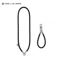 2-in-1 Cotton Braided Phone Strap Set