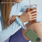 Two-Tone Braided Polyester Phone Wrist Strap