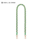 Multicolor Hand Woven Phone Lanyard with Gold Metal